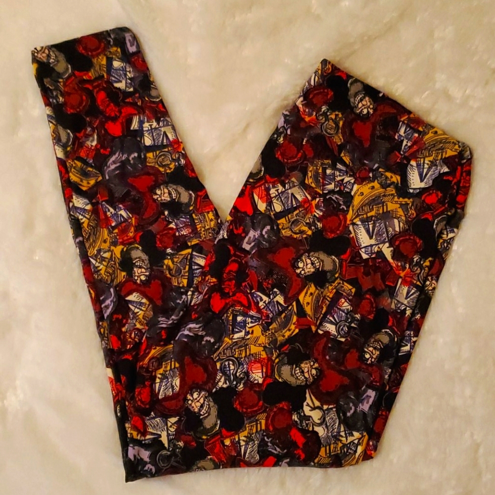 LuLaRoe Disney Captain Hook Leggings